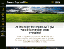 Tablet Screenshot of breambaymerchants.co.nz
